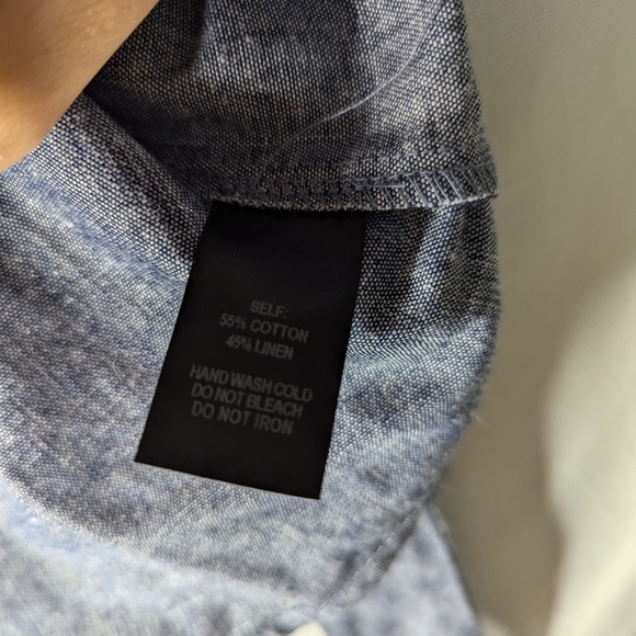 LULU'S WOMEN'S STRAPLESS TUBE TOP CHAMBRAY BLUE SIZE Small - Picture 6 of 10